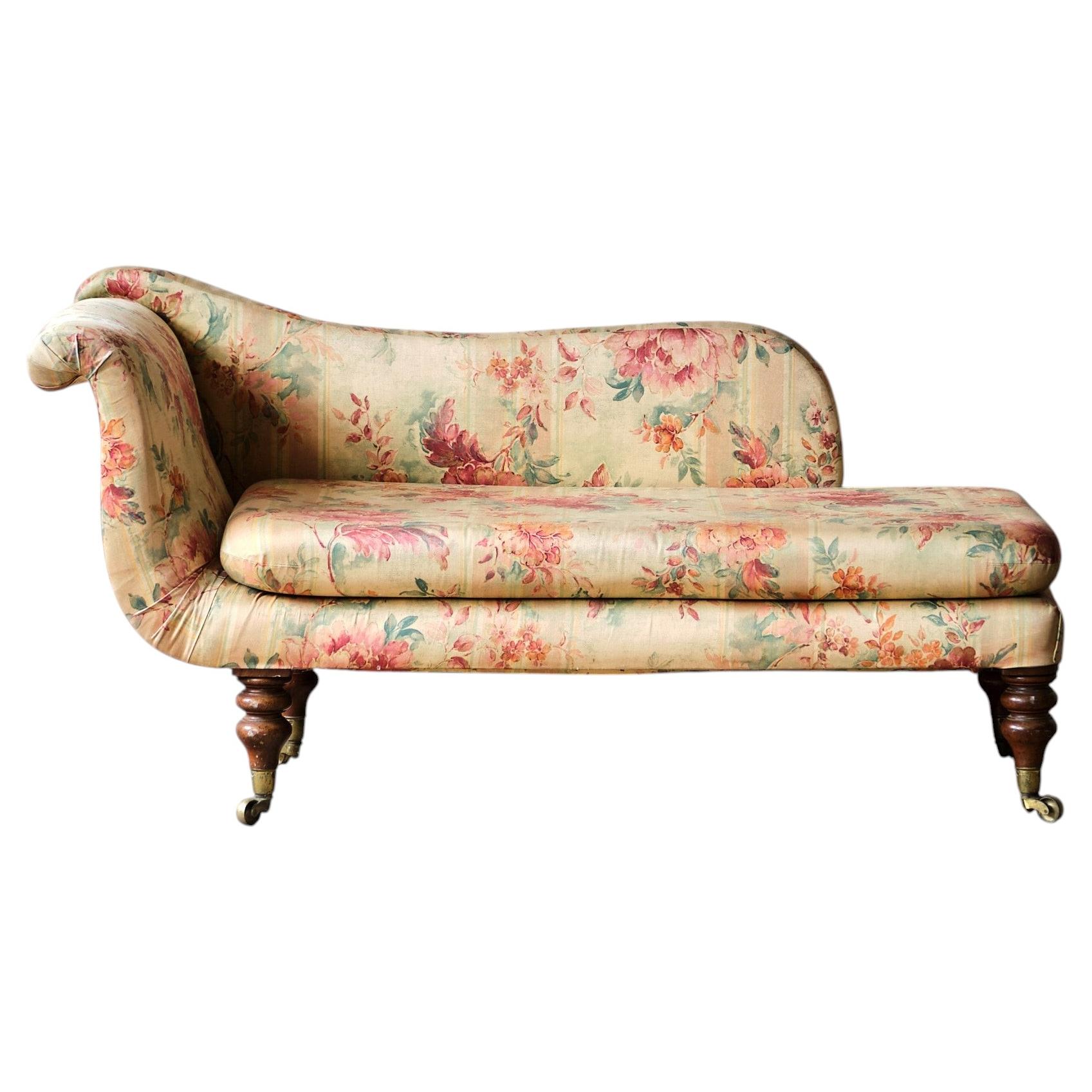 Manner of Gillows Early 19th century Chaise longue c1825 For Sale
