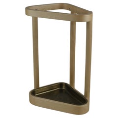 Alvar Aalto+Aalto Stand parapluie triangulaire en bouleau et laiton, Artek 1970