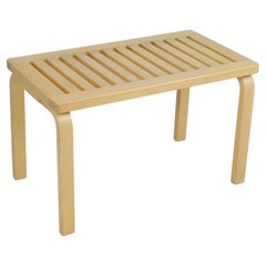 Panchina in betulla 'Ritiläpenkki' di Alvar Aalto modello 153B, Artek anni '70