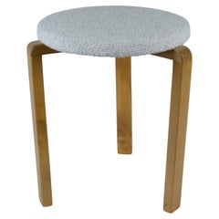 Rare Alvar Aalto Finger Joint Wartime Stool Model 60, Artek, 1940s