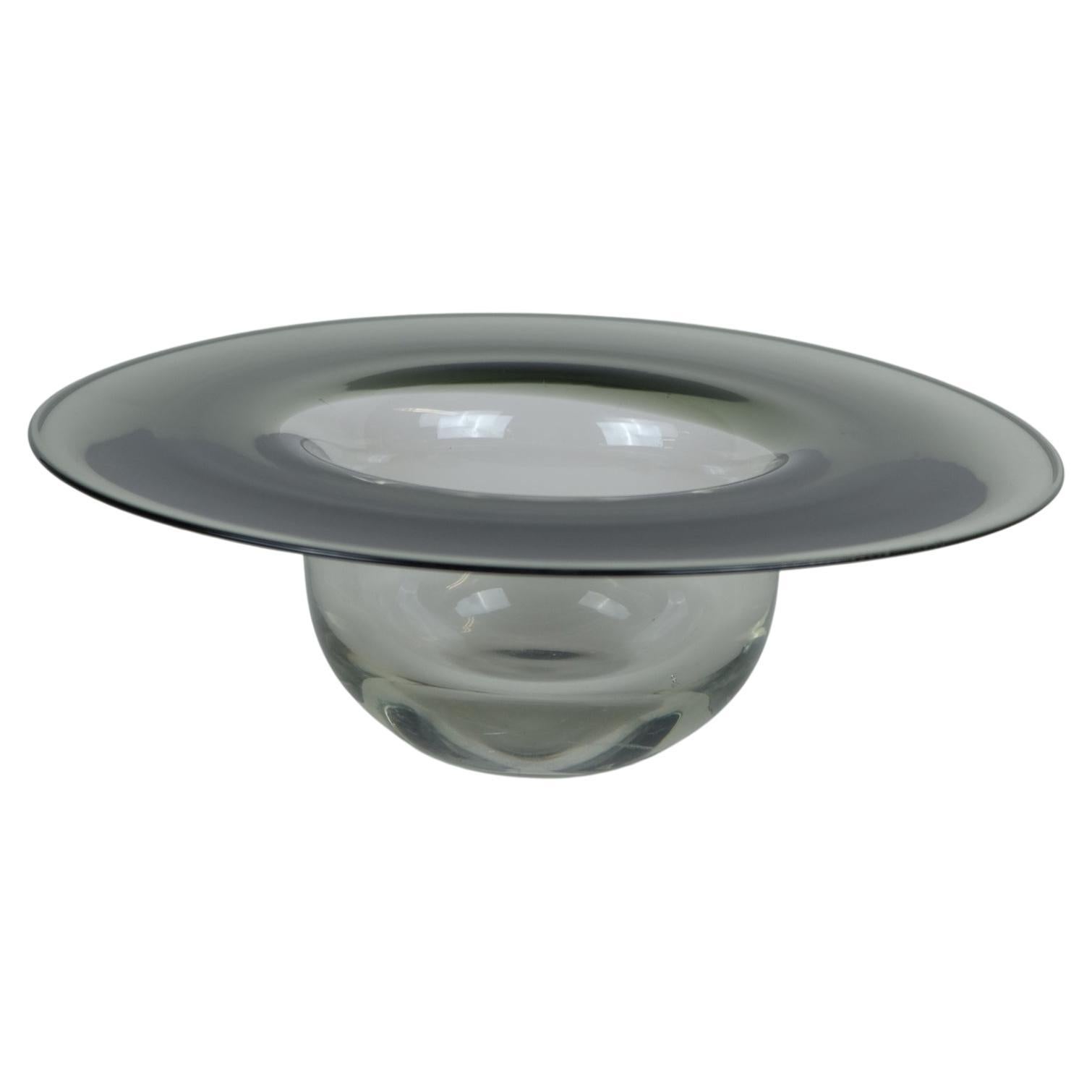 Timo Sarpaneva 'Cardinal's Hat'  for Iittala in Greenish Gray Colour, 1957