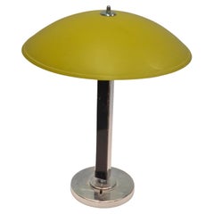 Extrêmement rare lampe de bureau Gunilla Jung jaune modèle 2004, Orno 1930s