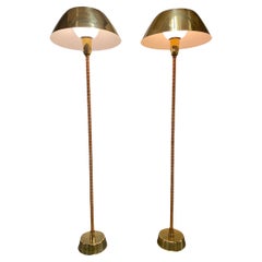 A Pair of Lisa Johansson-Papé Senator Floor Lamp, Orno for Stockmann 1950s