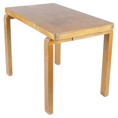 An Exceptionally Rare Alvar Aalto War-time Joints Small Side table, Artek 1940s