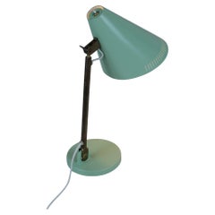 A Turqoise (verde chiaro)  Lampada da tavolo Paavo Tynell modello 9222, Idman 1950s