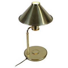 Jonas Hidle "Shoemakerserien" Tischlampe aus Messing, von Høvik Lys, Norwegen 1970er Jahre
