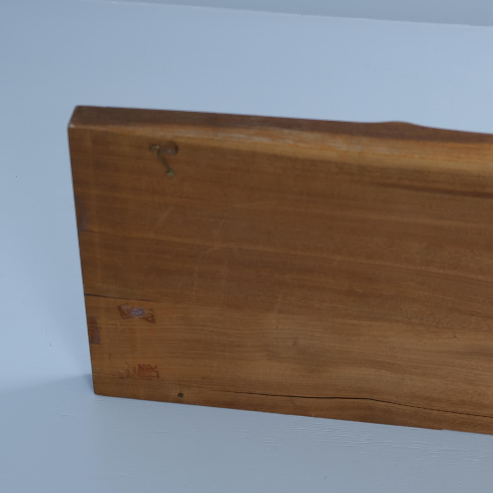 Rilievo da parete in teak bruciato, K.K. Nykänen 1972 Finlandia in vendita 6