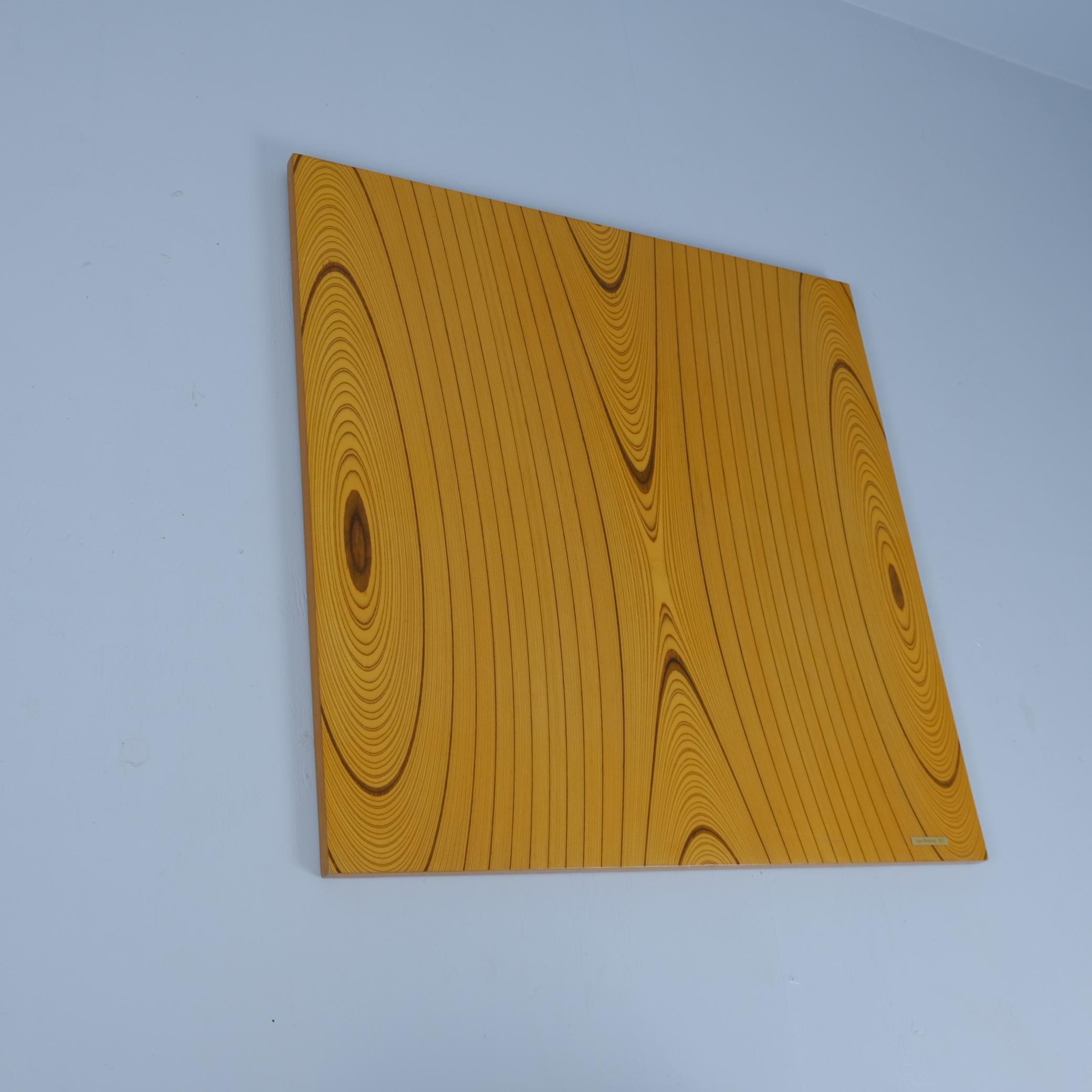 Mid-Century Modern Relief mural en placage rhytmique Tapio Wirkkala, modèle 9018, Asko, années 1950 en vente