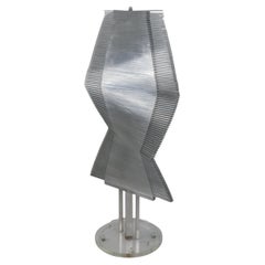 Modernistische Schieferskulptur aus Aluminium von Raimo Utriainen, Finnland 1973