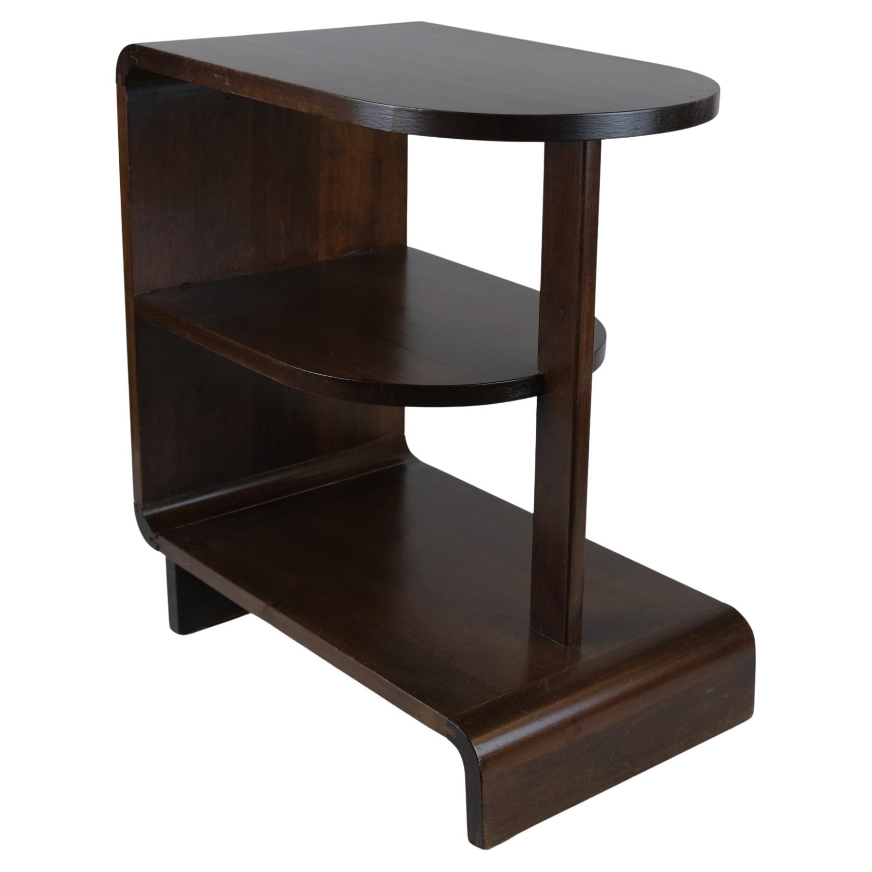 Maija Heikinheimo Art Deco Side Table Apu Model 604 in Birch, Asko 1930s For Sale