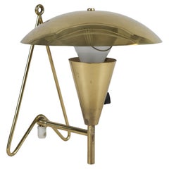 Wand-/Tischlampe aus Messing aus der Mitte des Jahrhunderts, Itsu 1950er Jahre