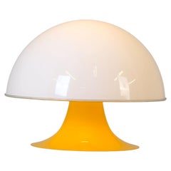 Heikki Turunen „La Boheme“ – Gelbe Acryl-Tischlampe, Modell 944-420, Orno, 1970er Jahre