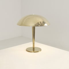 Paavo Tynell Umbrella Table Lamp Model 5061 in Solid Brass, Taito Oy 1940-50s