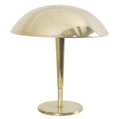 Paavo Tynell Umbrella Table Lamp Model 5061 in Solid Brass, Taito Oy 1940-50s