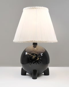 Tyra Lundgren for Arabia Swedish Grace Ceramic Table Lamp, Finland, 1927–1930