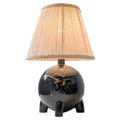 Tyra Lundgren for Arabia Swedish Grace Ceramic Table Lamp, Finland, 1927–1930