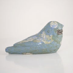 Zombird, petite sculpture en céramique de Sakari Kannosto, Finlande, 2021