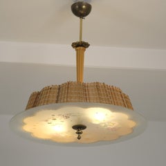Gunnel Nyman Ceiling Pendant Model 20317, Idman 1940s