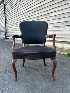 Frits Henningsen 1940-50s chair with horsehair