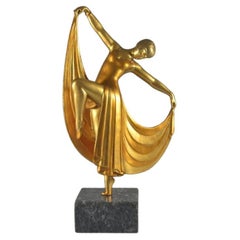 An art deco dancer. Probably Limousin