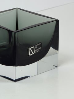 1970s Murano Glass Bowl, Vincenzo Nason for V. Nason & Cie, Sommerso