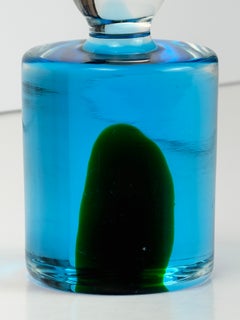 Presse-papier en verre de Murano « sommerso », Antonio da Ros pour Cenedese, années 1970