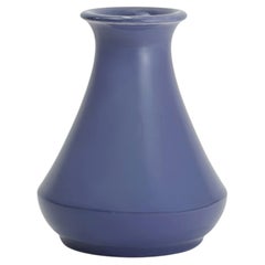 Kunsthandwerkliche Steingutvase von Ault Pottery, lila Glasur, um 1900