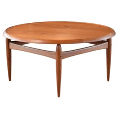 Danish Flip-Top Teak Coffee Table by Kurt Østervig, 1960s