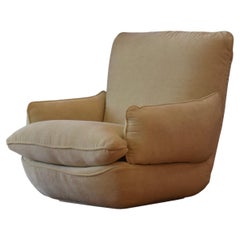 Vintage French Airborne Upholstered Lounge Chair