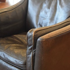 Leather Arm Chair by George Thams