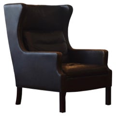 Leather Highback Arm Chair by Georg Thams