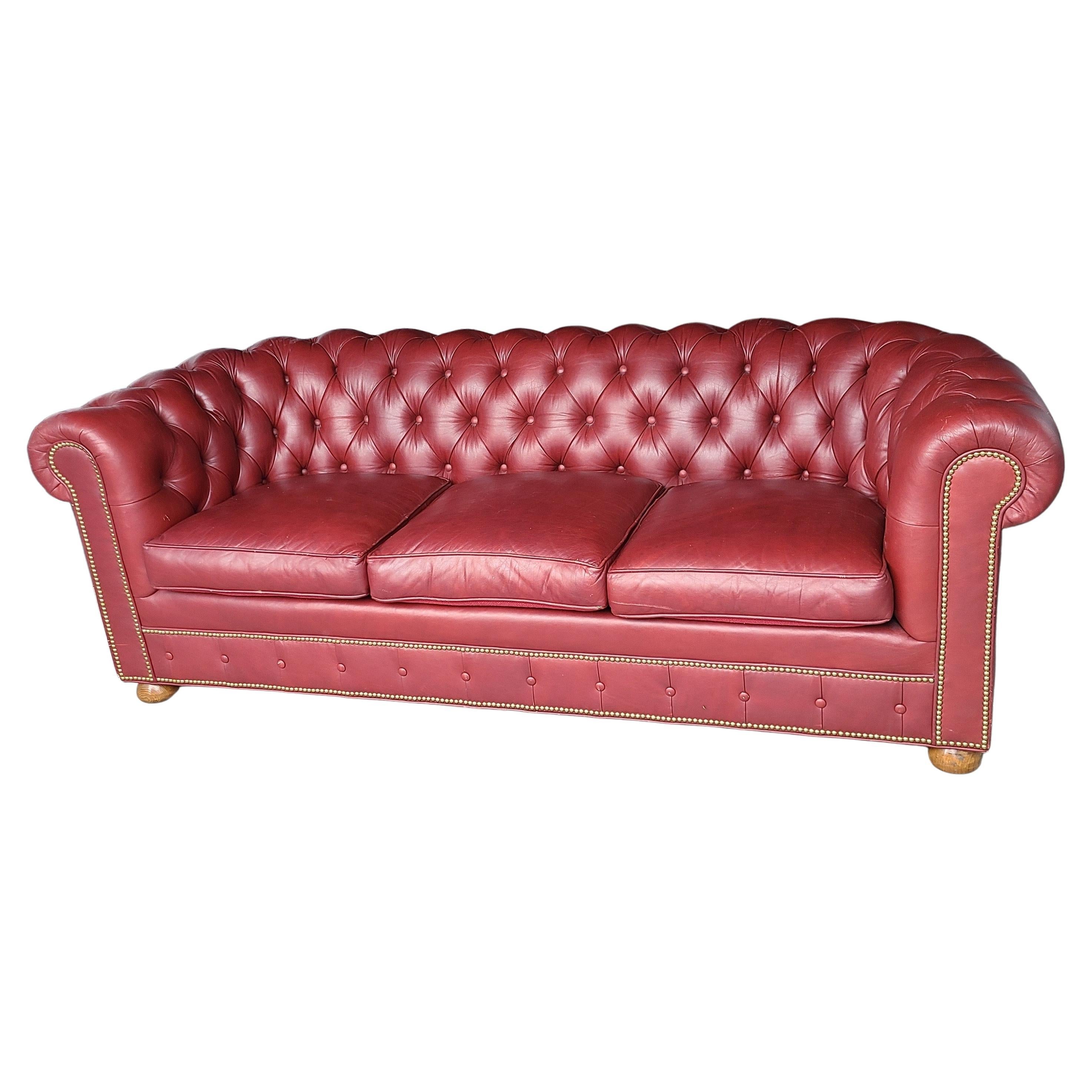 Leather Chesterfield by Alex Stuart Designs