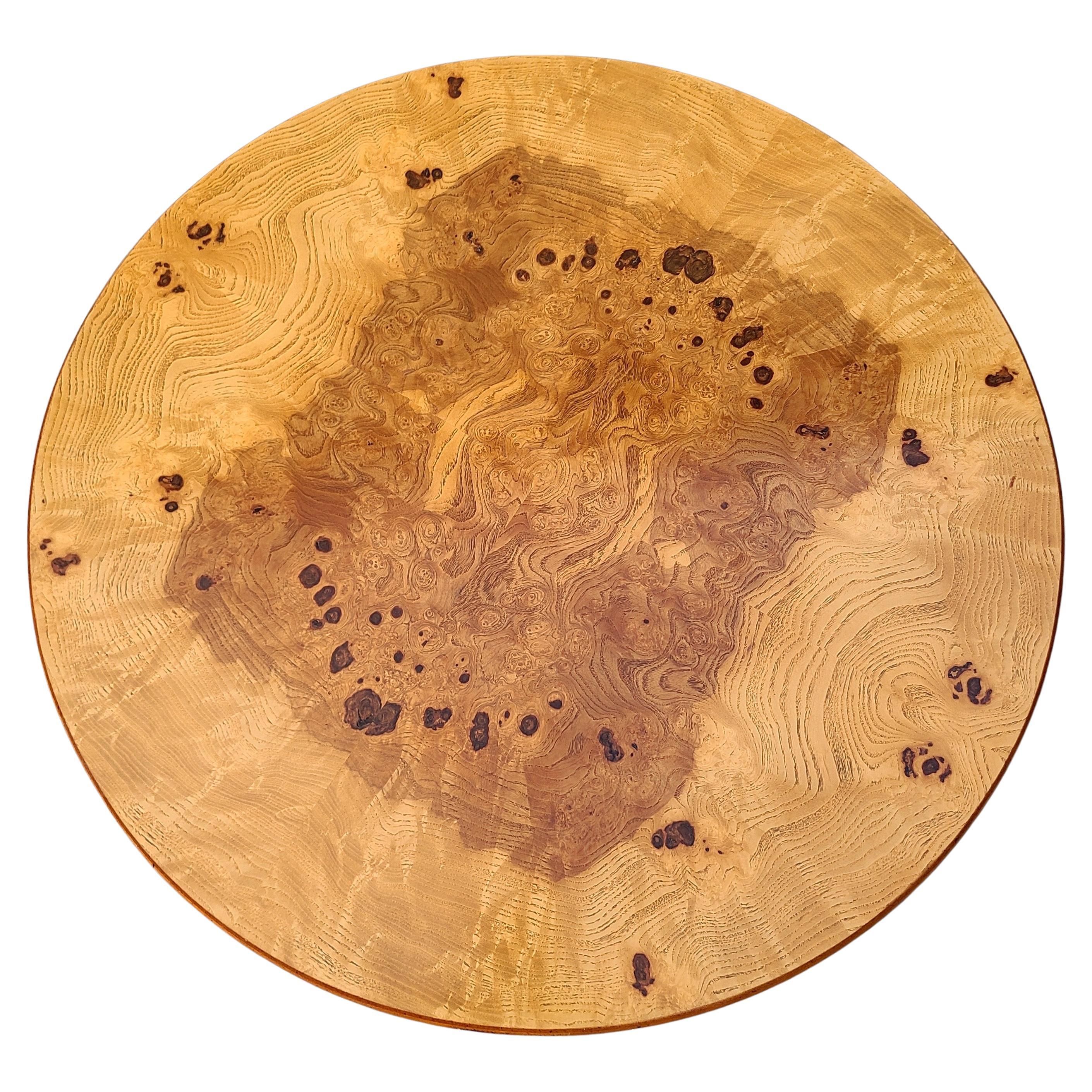 Olivewood Burl Side Table by Hendredon 6