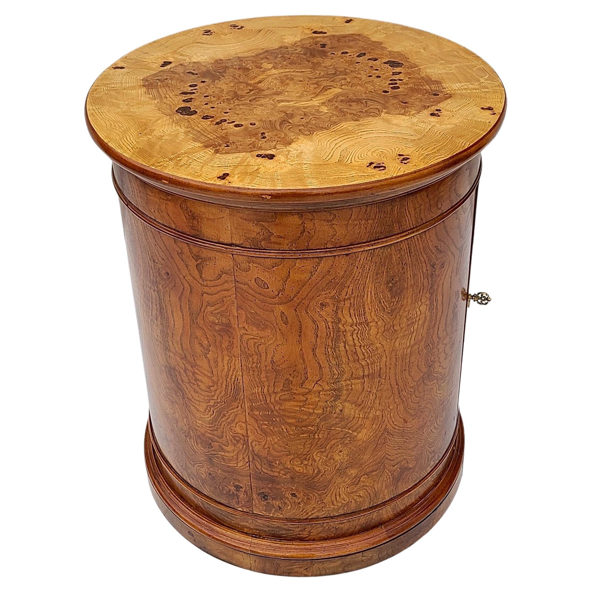 Olivewood Burl Side Table by Hendredon
