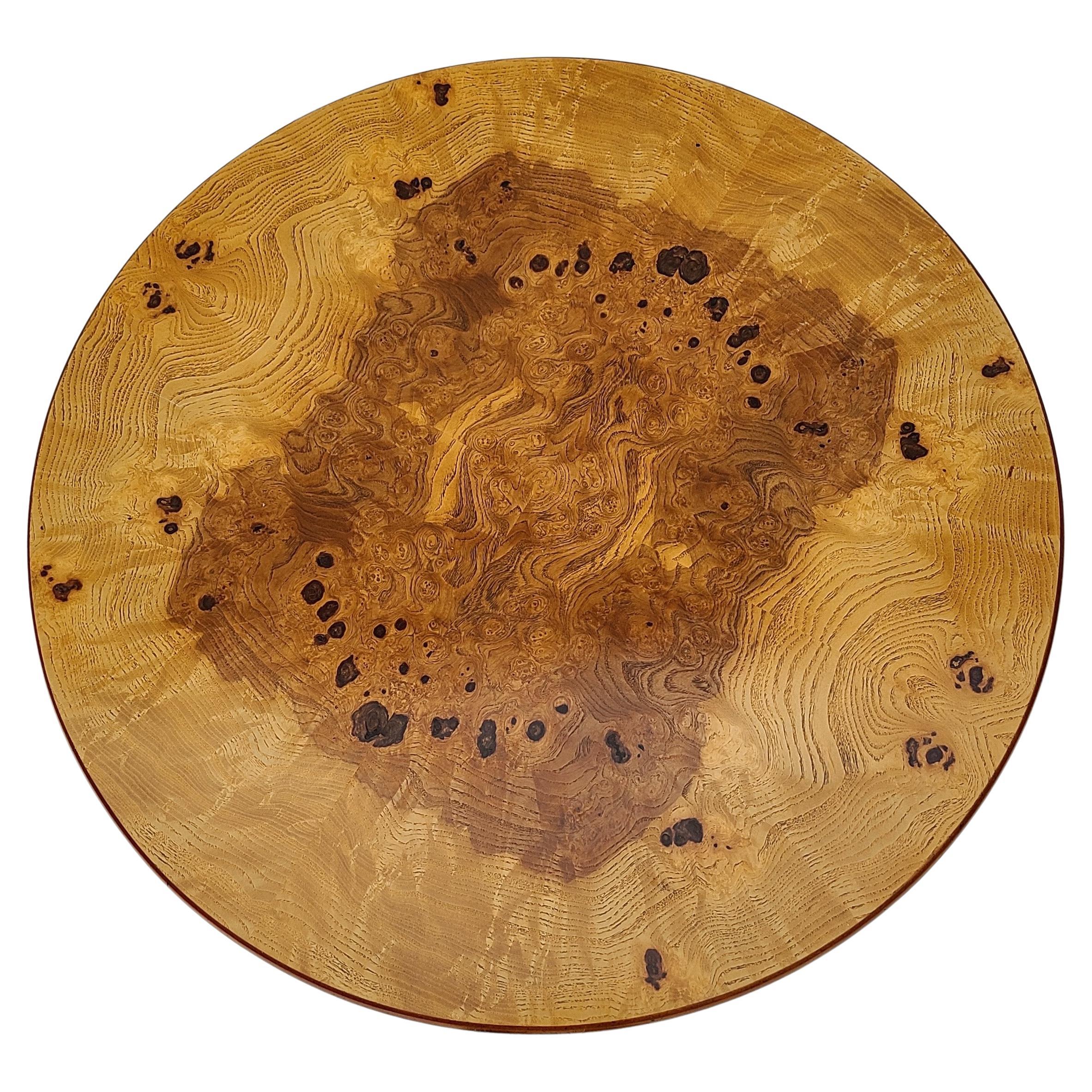 Olivewood Burl Side Table by Hendredon 7