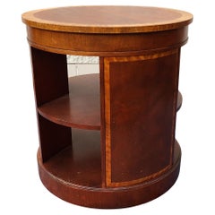 Barristers Side Table by Baker Furniture Mahogany Avodire