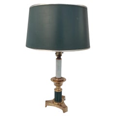 Neoclassical Brass Lamp in the Style of Chapman
