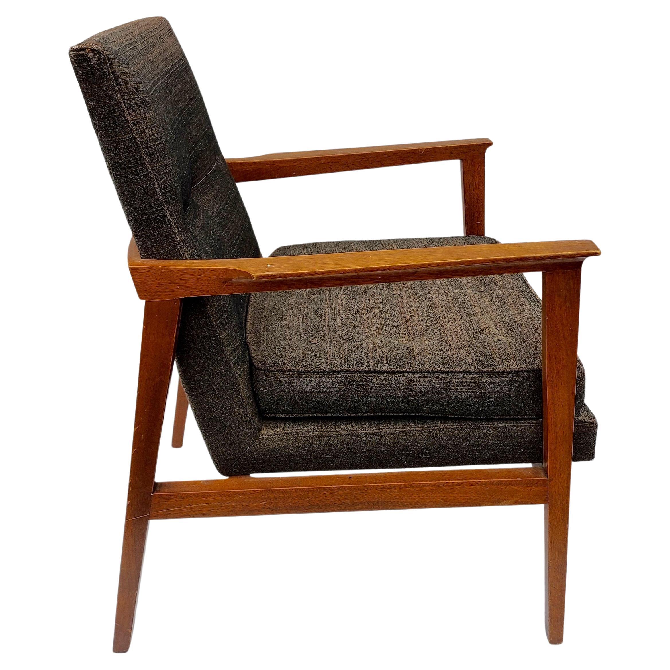 Walnut Lounge Chair by Edward Wormley for Dunbar