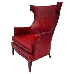 Vintage Traditional Wingback Lounge Chair