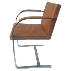 Brno Chair Ludwig Mies van der Rohe in Congac Leather Brueton