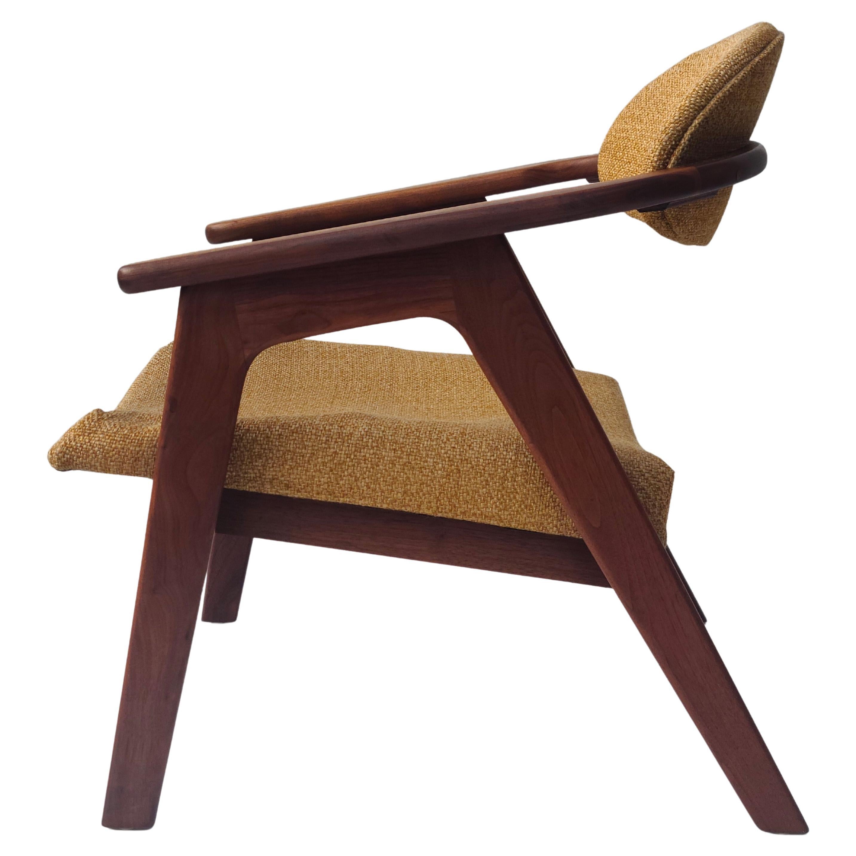 Adrian Pearsall Craft Associates Lounge Chair In Good Condition For Sale In Fraser, MI