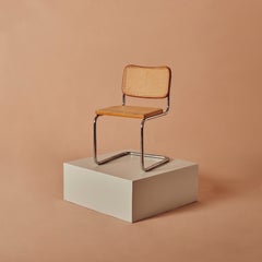 Retro 'S32' Cesca Chairs by Marcel Breuer and Gavina