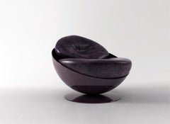 Esfera Armchair by Ricardo Fasanello, Fiberglass & Leather, dessin c. 1969