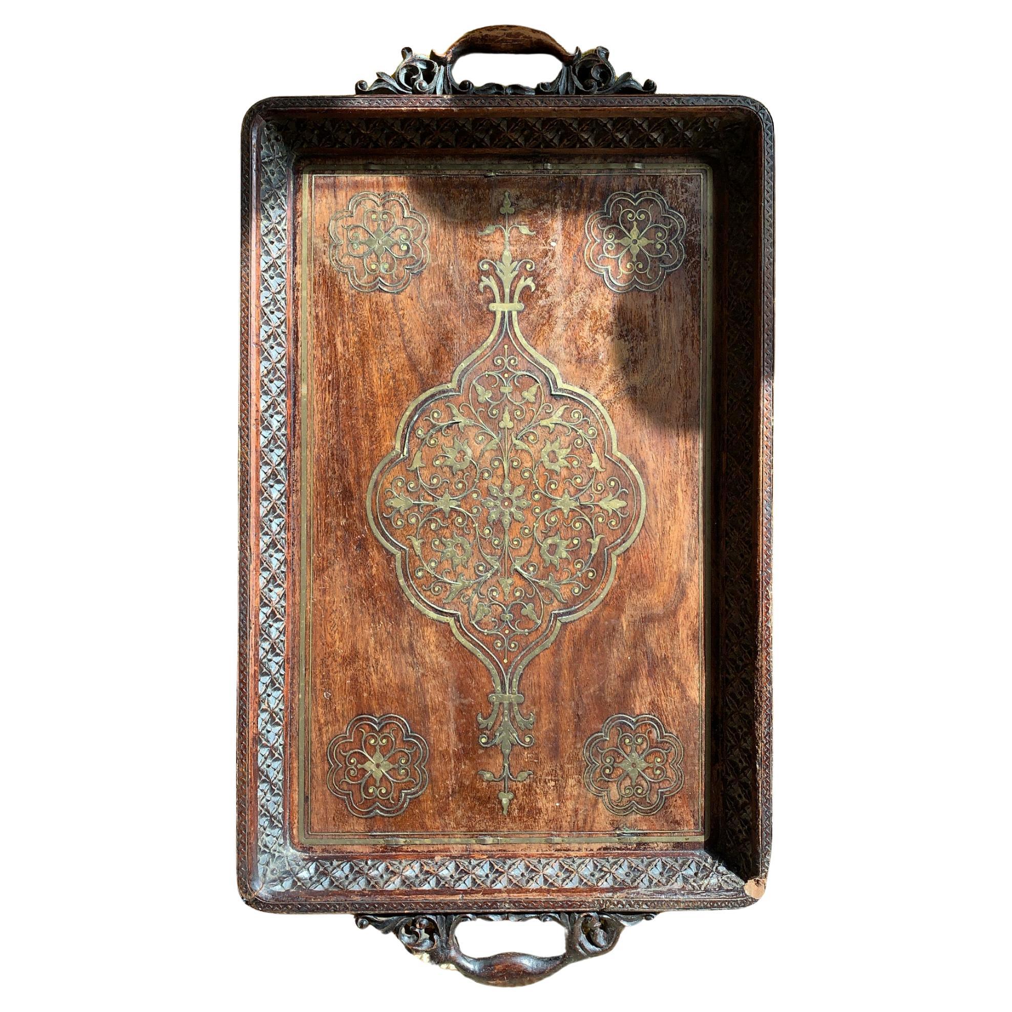 Early Twentieth Century Anglo Indian Inlaid Tray