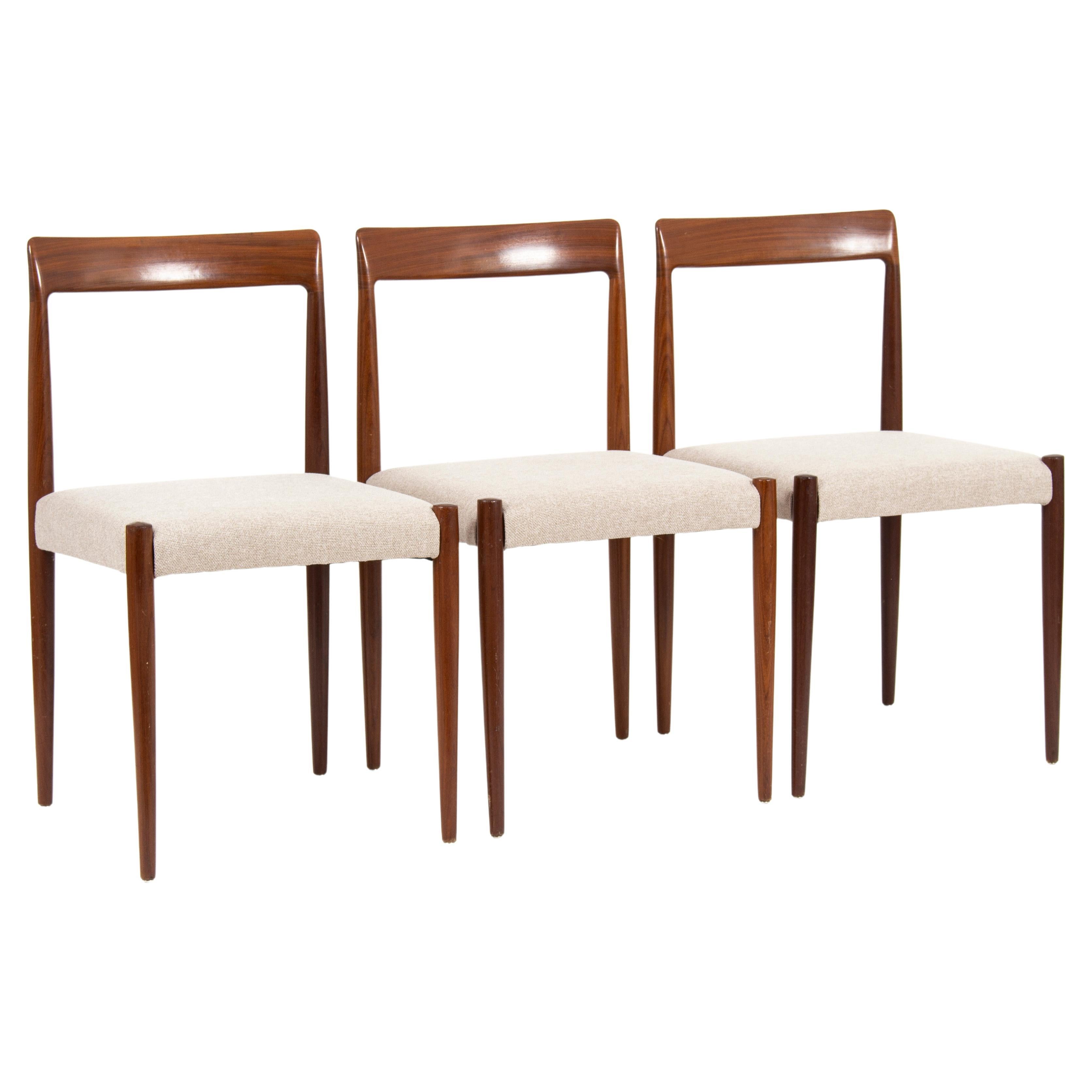 Set of 3 Dining Chairs by Karel Vyčítal, 1970s For Sale