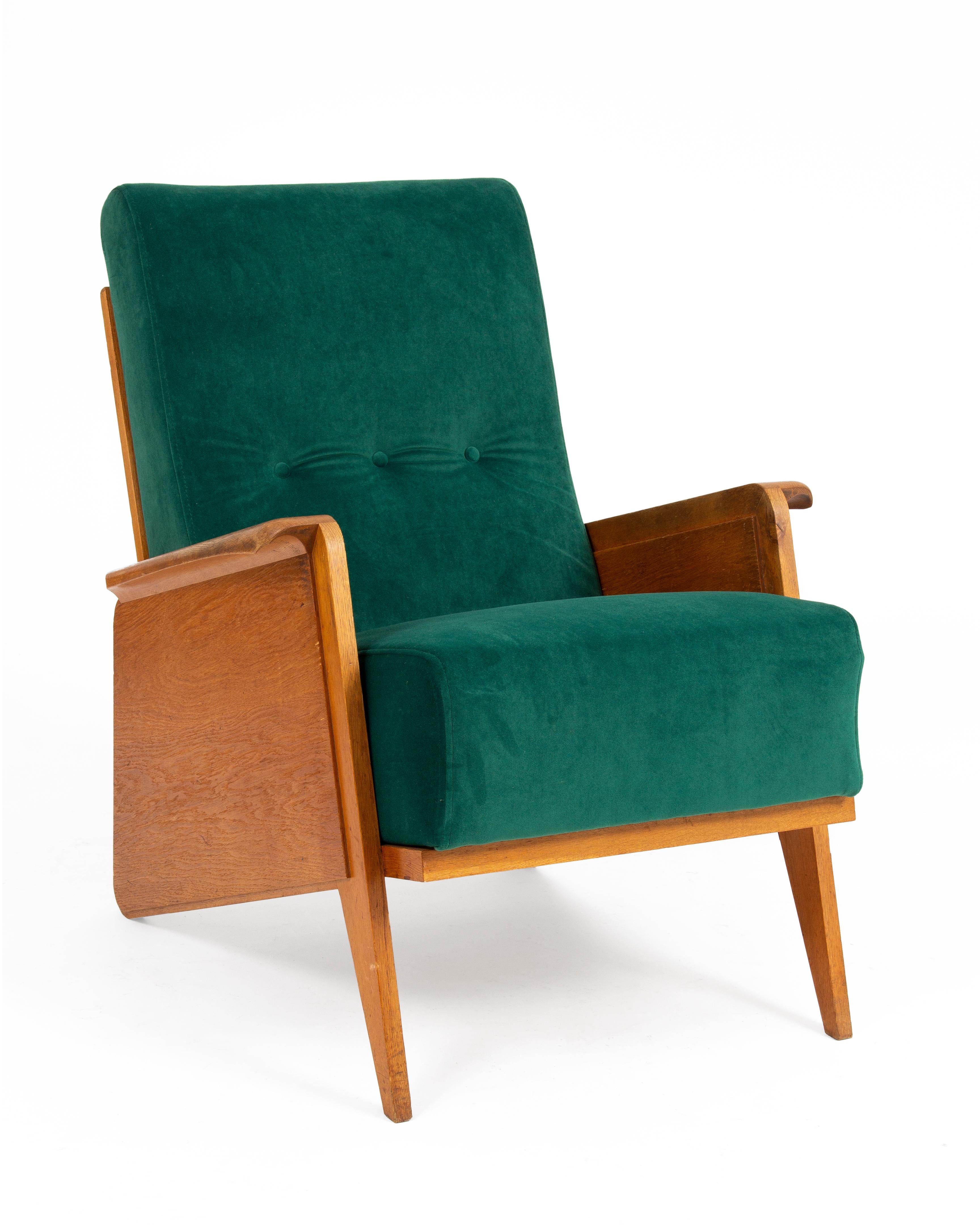 Mid-20th Century Armchairs in Pair, ca. 1930s '2 Pieces'