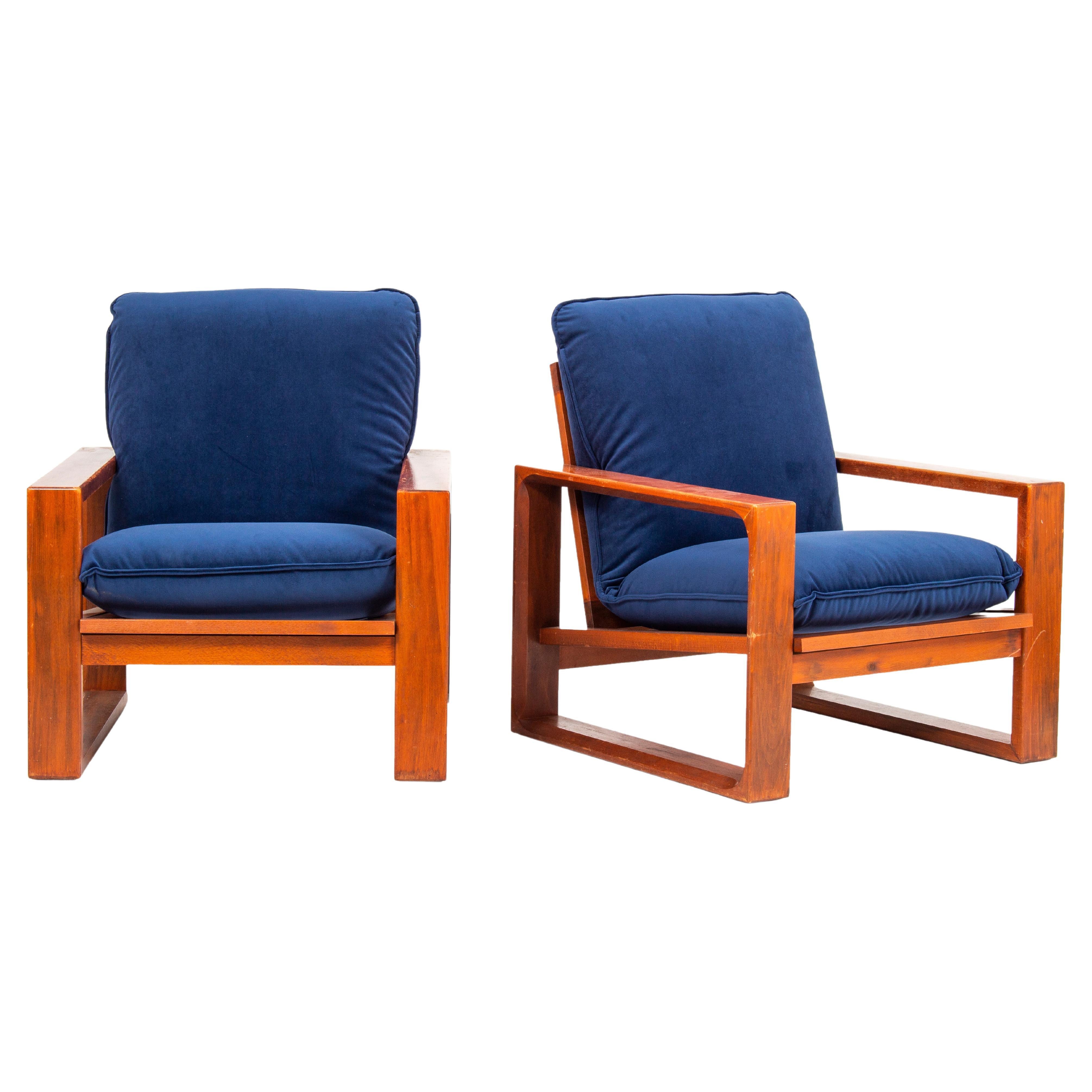 Daria Armchairs by Miroslav Navratil, Czechoslovakia, 1970s '2 pieces' For Sale