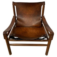 Buffalo Leather 'Safari' Armchair, 1970s