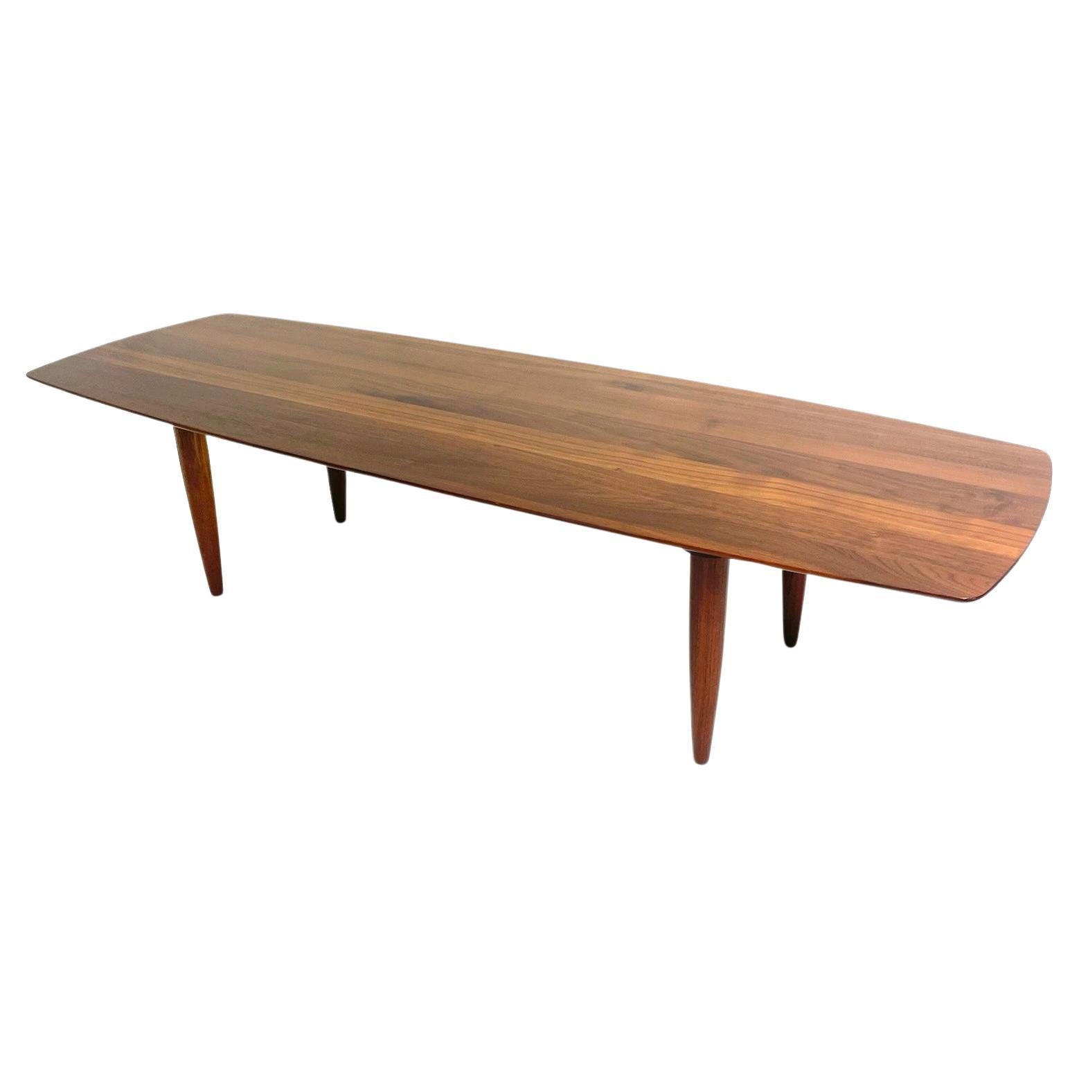 Solid Walnut Coffee Table by Ace Hi For Sale