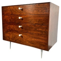 Retro George Nelson Rosewood Thin Edge 4 drawer Dresser by Herman Miller #2